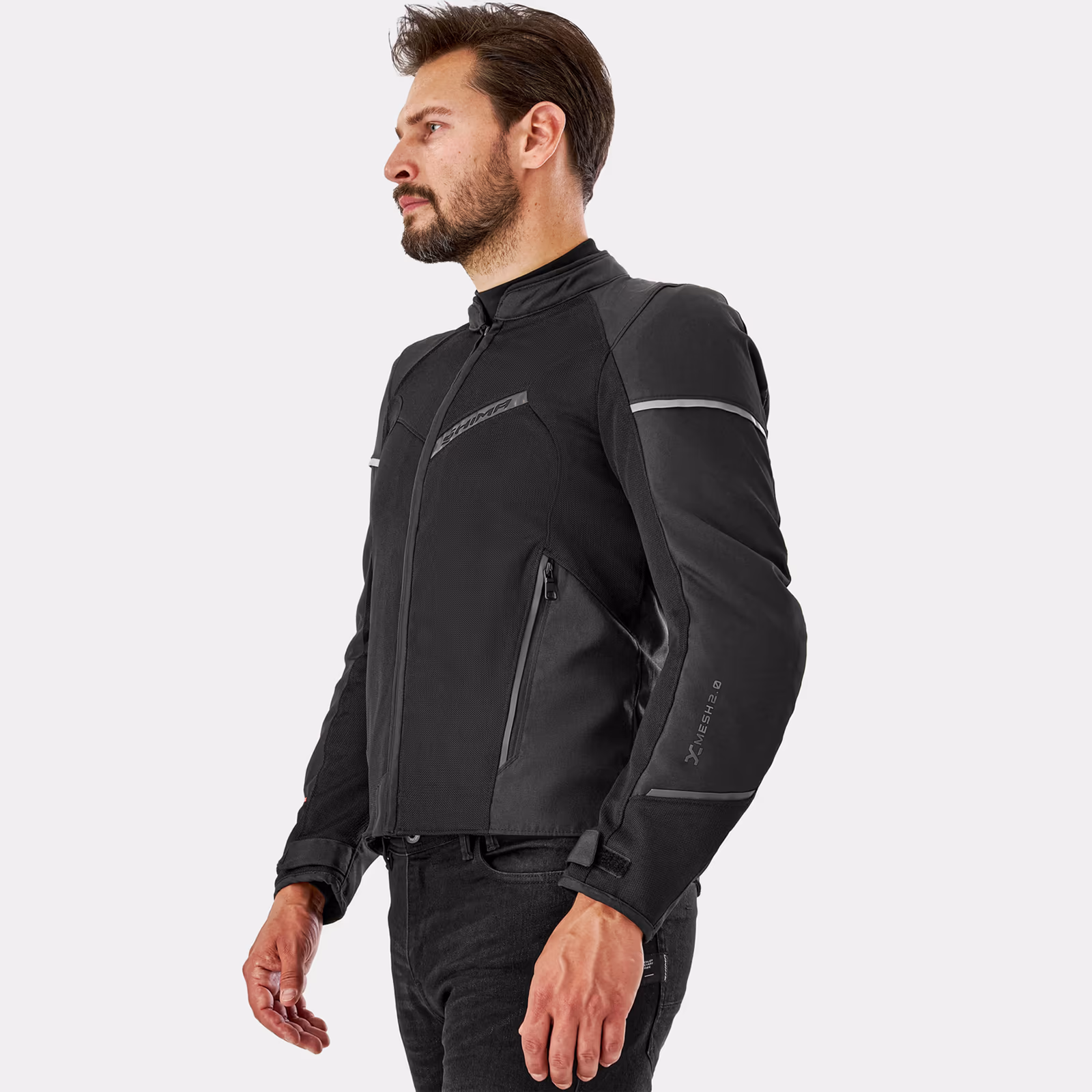 02_SHIMA_XMESH 2.0_JKT_BLACK_MEN