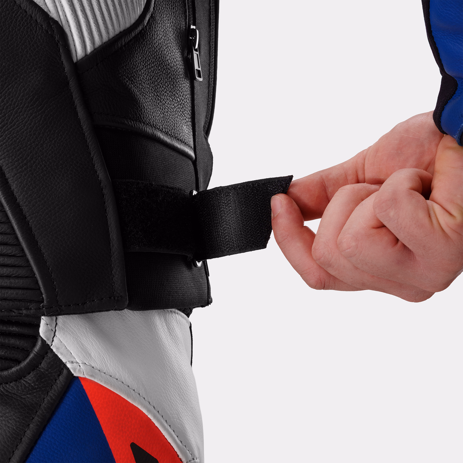 17_SHIMA_MISSION ST_MEN_SUIT_BLUE RED FLUO