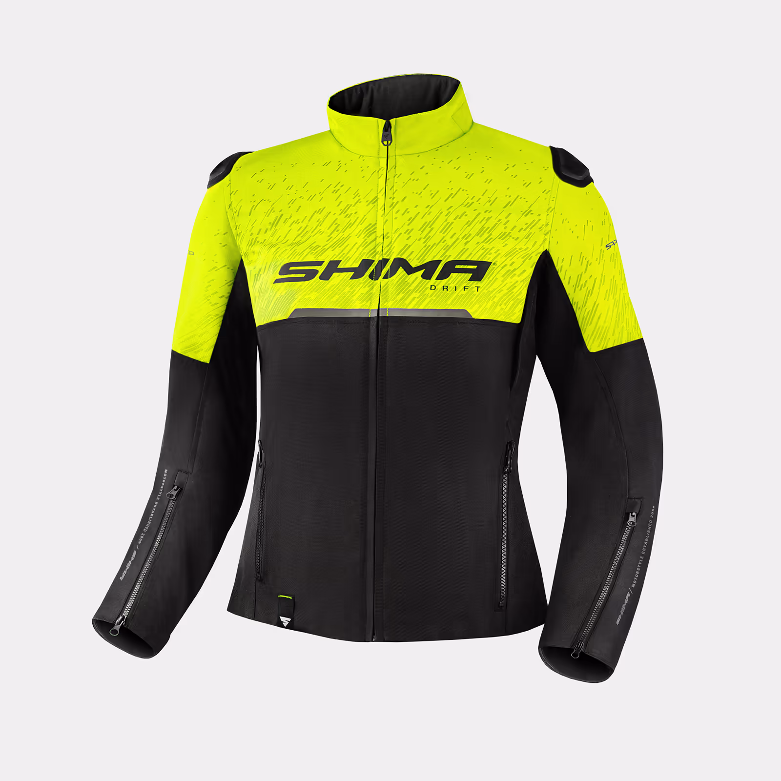 SHIMA_Drift_Lady_amarillo_fluo_frente_1600px_Motocicleta_chaqueta_hombre