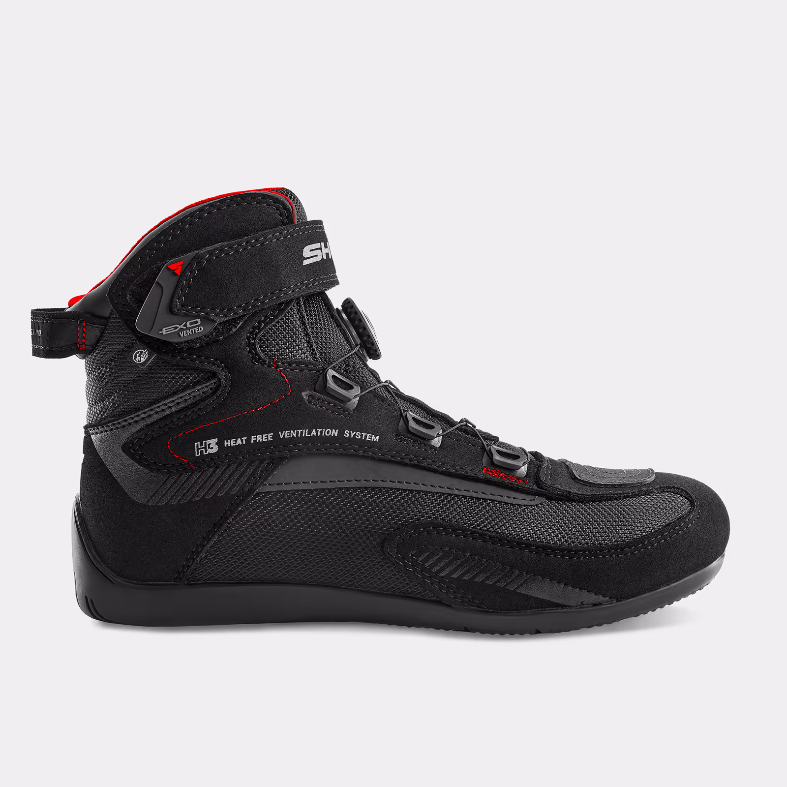 SHIMA_EXO VENTED_BOOT_LADY_RED_RIGHT