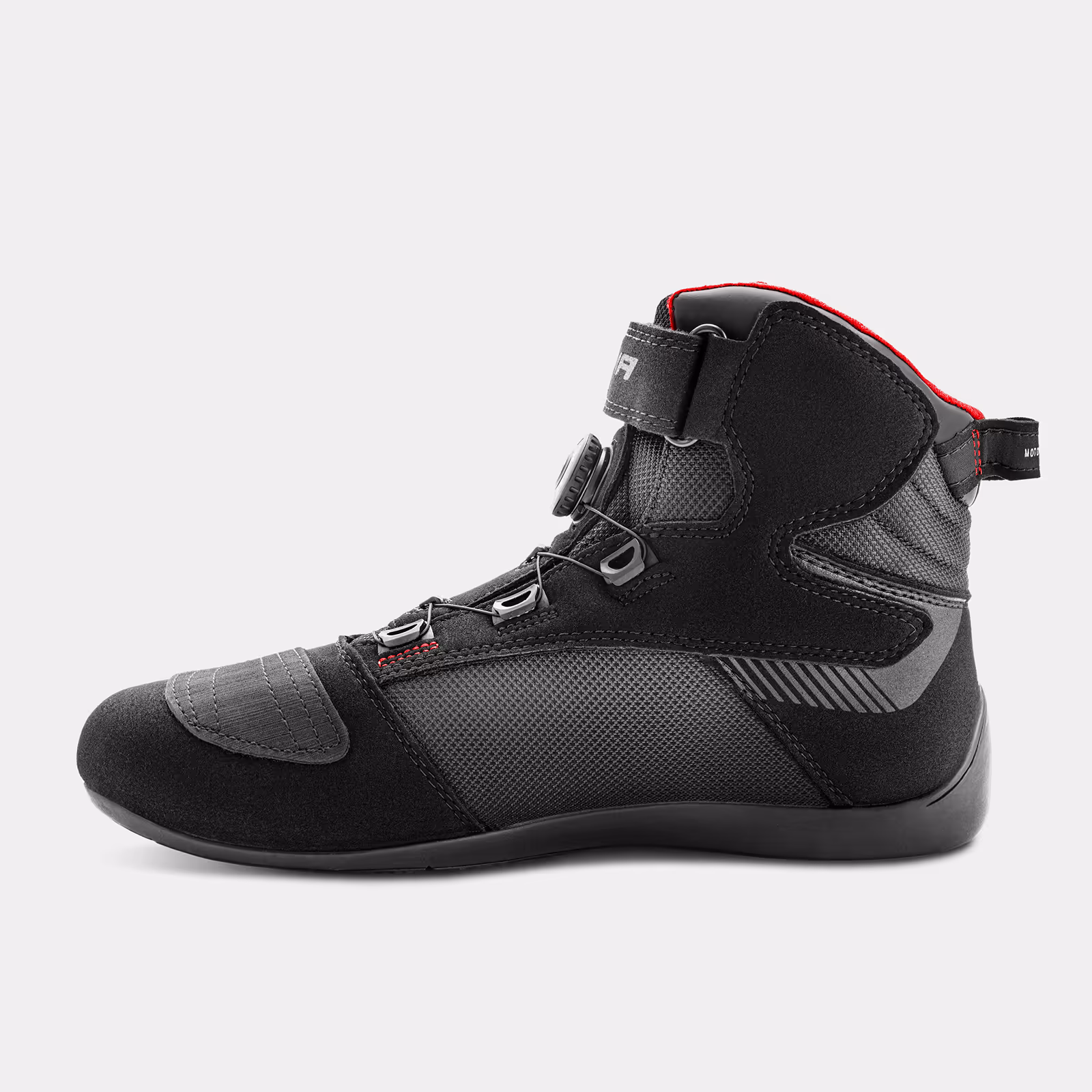 SHIMA_EXO VENT_BOOTS_MEN_RED_FRONT_LEFT