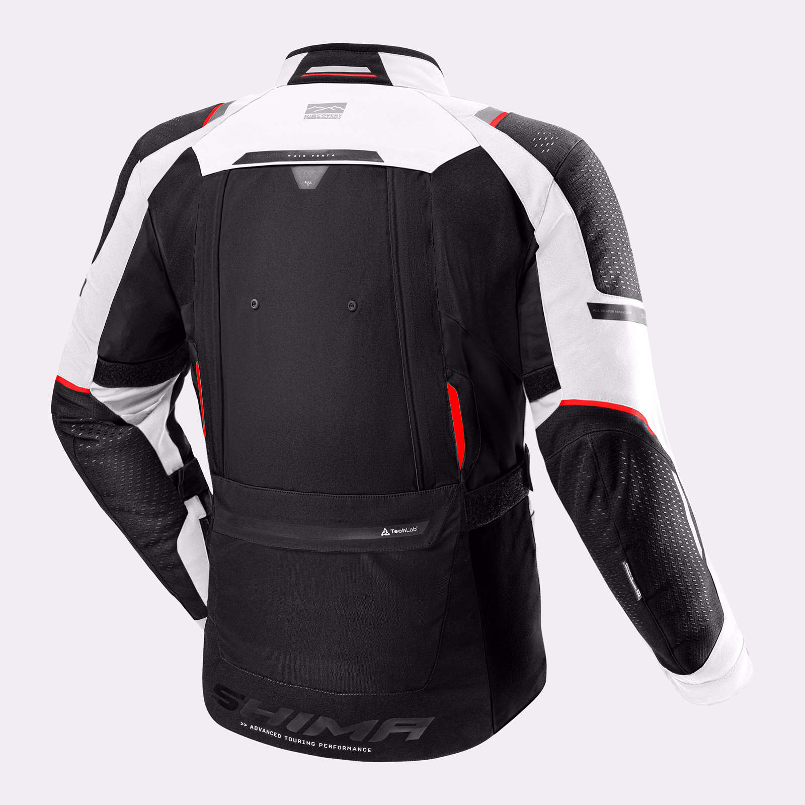 SHIMA_HERO 3.0_CHAQUETA_HOMBRE_GRIS ROJO_DORSO