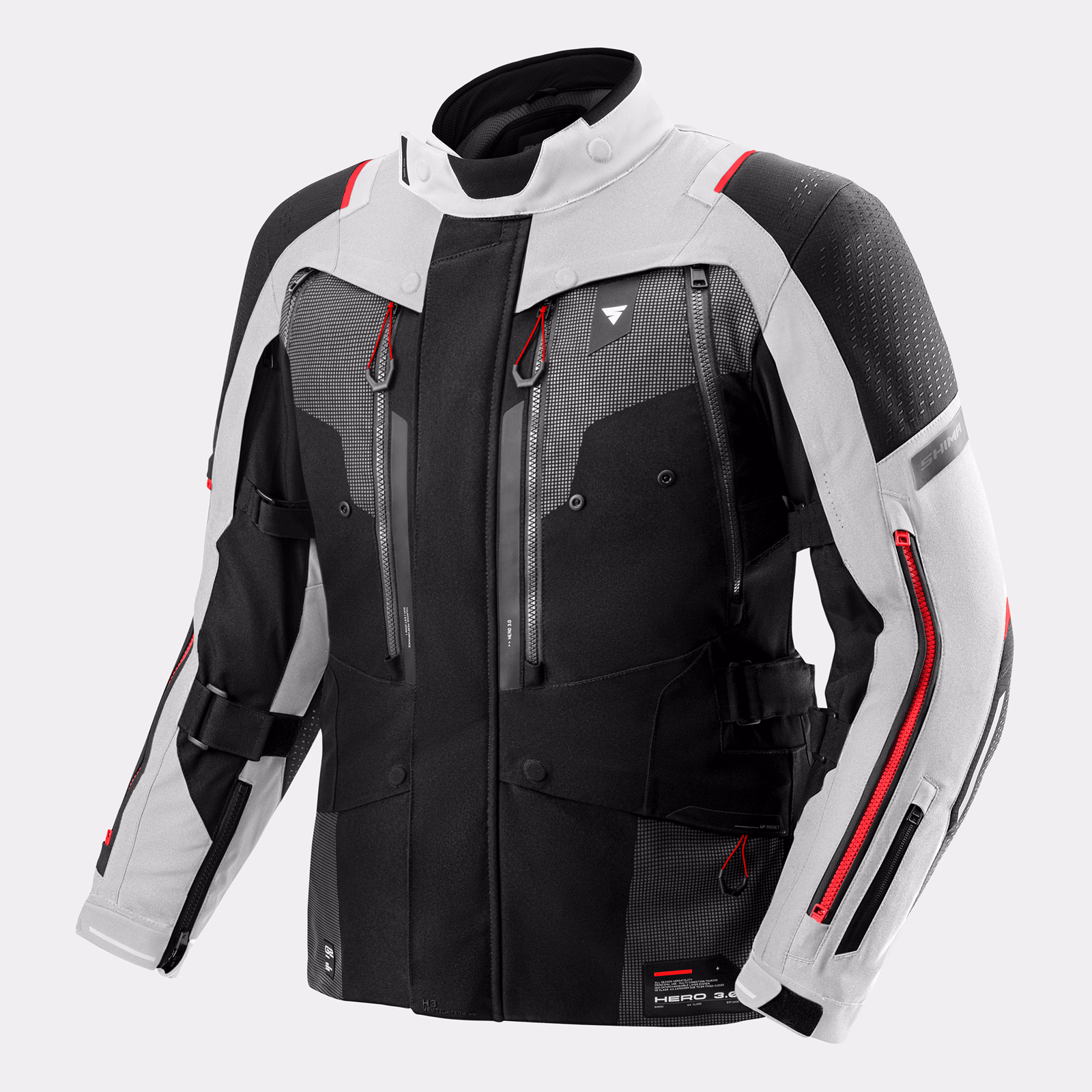 SHIMA_HERO 3.0_CHAQUETA_HOMBRE_GRIS ROJO_DELANTERO