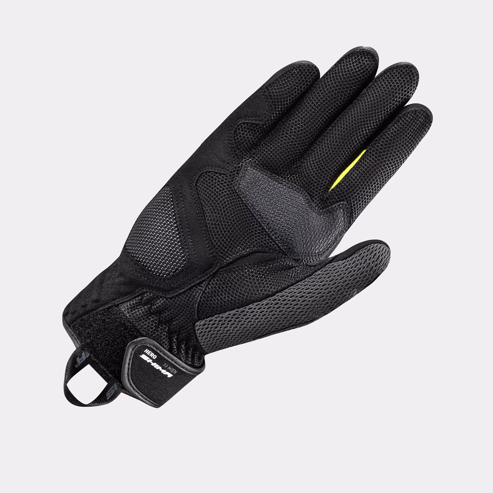 SHIMA_HERO_GLOVES_FRONT_FLUO_NEGRO_2500X2500_Guantes_para_motocicleta