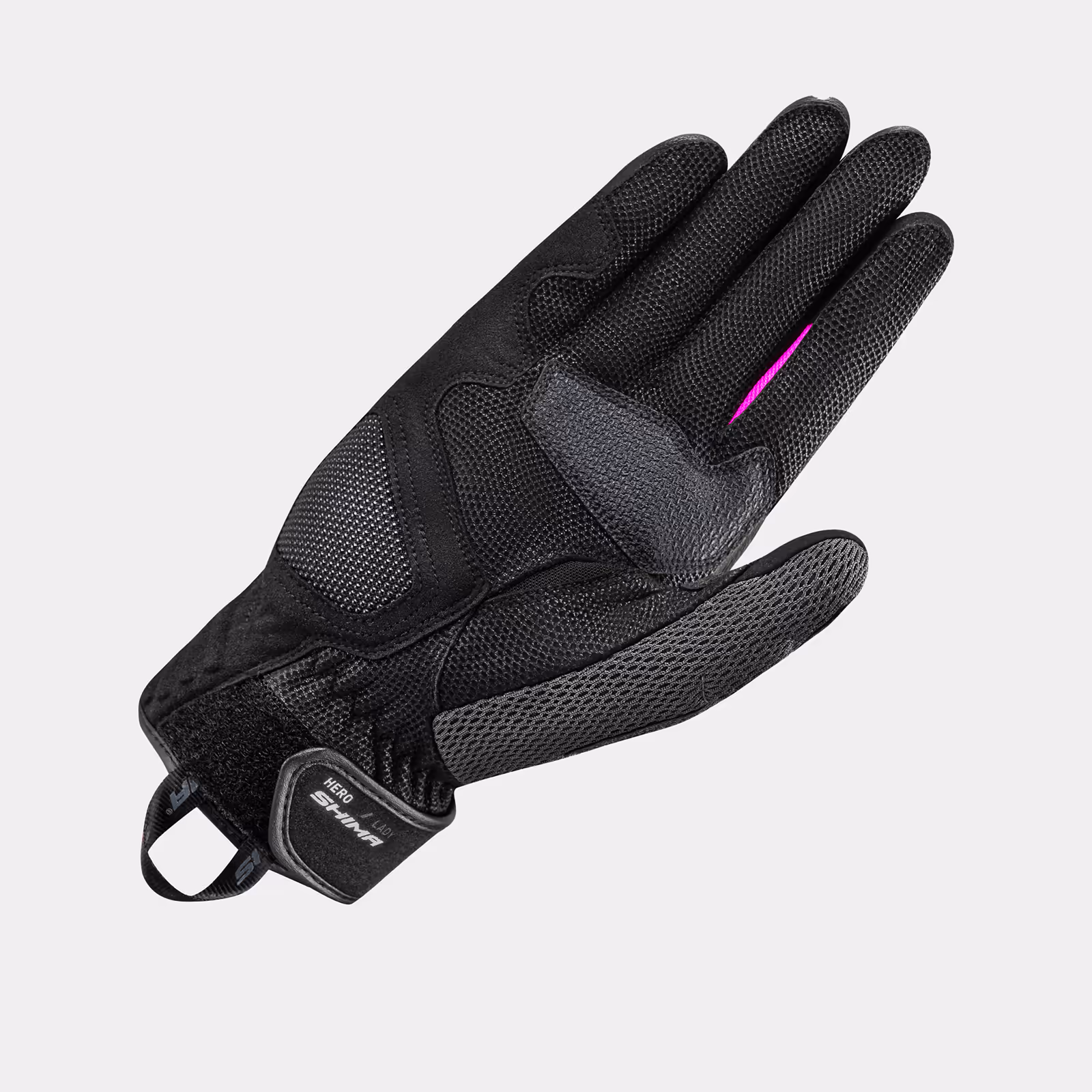Guantes_para_moto SHIMA_HERO_GLOVES_LADY_FRONT_BLACK_PINK_2500X2500
