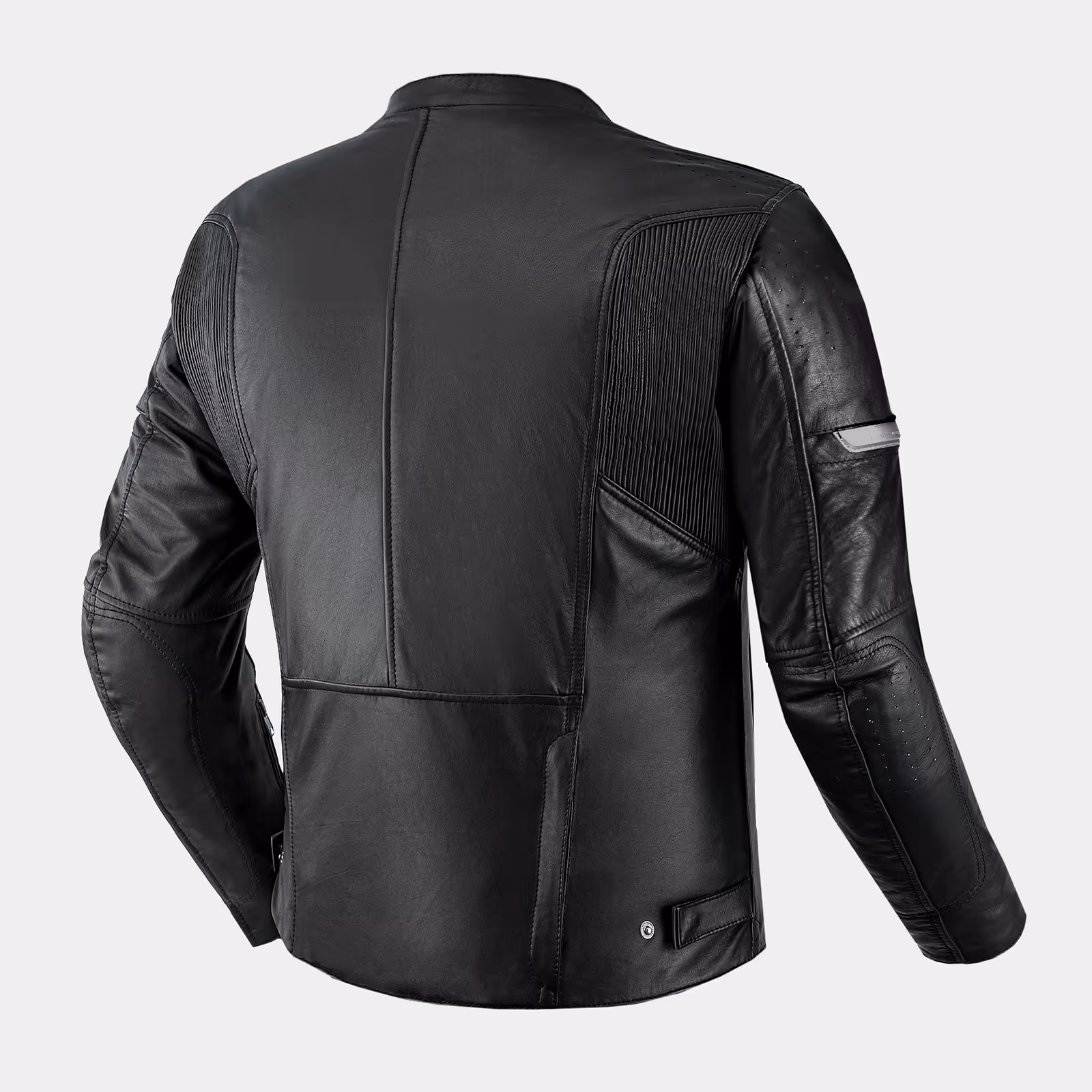 SHIMA_Cazador+Hombre_Chaqueta_negra_espalda_1600px_Chaqueta_de_motociclista_Hombre