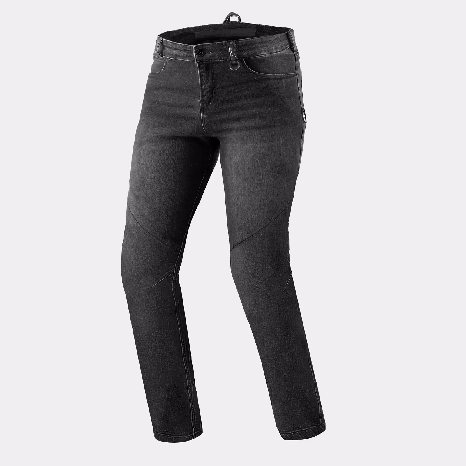 SHIMA_RIDER_BLACK_MEN_FRONT_Motorcycle_jeans