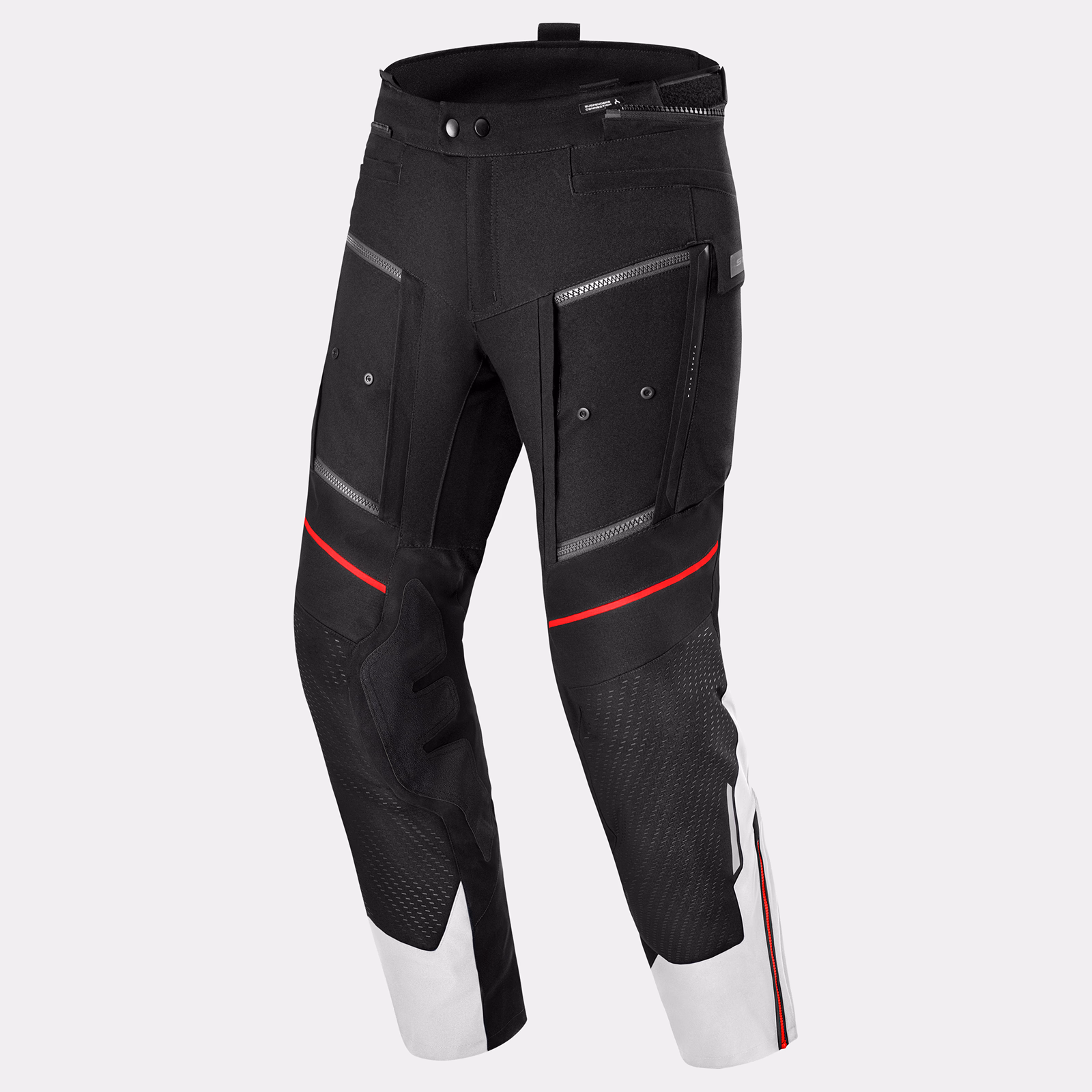 SHIMA_HERO 3.0_PANTALONES_HOMBRES_GRIS ROJO_DELANTERO